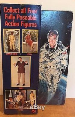 007 James Bond Moonraker Roger Moore Figure 1976 Vintage MEGO75 Sealed In Box