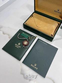 100% Genuine Vintage Rolex Datejust Box FULL Booklets And Tags Set MINT