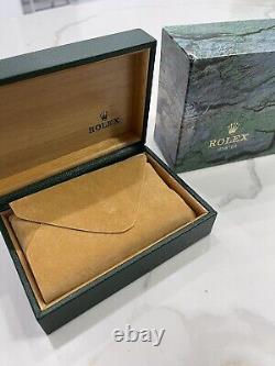 100% Genuine Vintage Rolex Datejust Box FULL Booklets And Tags Set MINT