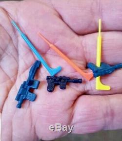 100x Vintage Star Wars action figure replacement Weapons Floating lot bulk box