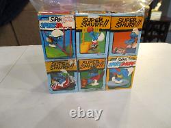 12 Vintage Schleich Peyo Super Smurfs Figures In the Boxes! EUC