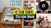 15 Fun Vinyl Record Storage Ideas