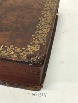 1786 Leather Book with Secret Storage Box To Hide Your Valuables/Beautiful