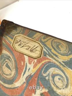 1786 Leather Book with Secret Storage Box To Hide Your Valuables/Beautiful