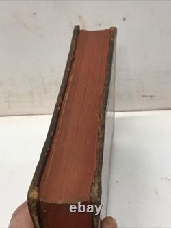 1786 Leather Book with Secret Storage Box To Hide Your Valuables/Beautiful