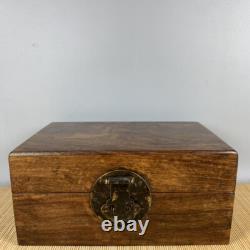 18 cm China Rosewood Box Jewelry box natural wood Box storage box