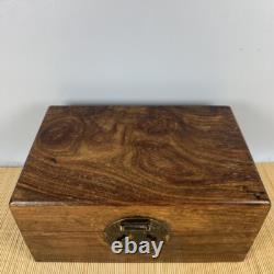 18 cm China Rosewood Box Jewelry box natural wood Box storage box