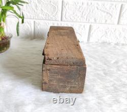 1930s Vintage Handmade Wooden Pencil Pen Box Office Desktop Collectible WN625