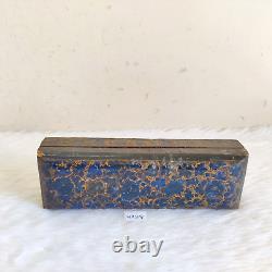 1940 Vintage Pen Pencil Wooden Box Old Office Table Decorative Collectible WD307