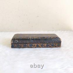 1940 Vintage Pen Pencil Wooden Box Old Office Table Decorative Collectible WD307