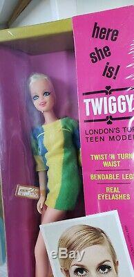 1960'S TWIGGY Barbie Doll Vintage New in box London's Top Teen Model TNT NRFB