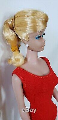 1964 BLONDE SWIRL PONYTAIL BARBIE Doll in ORIGINAL BOX Vintage 1960's Rare