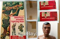 1964 Vintage Gi Joe Black African American Action Soldier In Box Complete