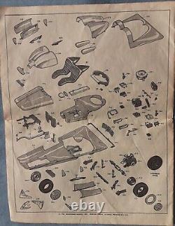 1967 Monogram Darryl Starbird FUTURISTA VW Engine Custom Car Model Kit in OG Box
