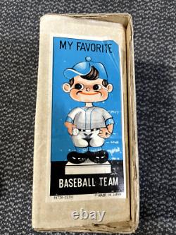 1968 My Favorite Team Bobblehead Empty Box Vintage Rare Pick Team