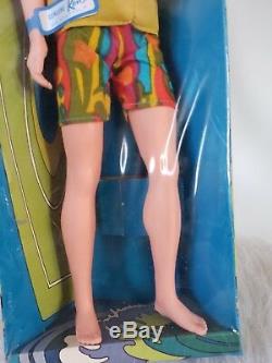 1969 GOOD LOOKIN' KEN DOLL Barbie Doll Mint in Box #1124 Vintage 1960's rare new