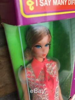 1969 TALKING BARBIE Doll TITIAN Real lashes New in Box #1115 Vintage 1960's