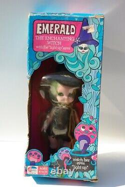 1972 Girls World Doll Emerald the Enchanting Witch Boxed with Instructions