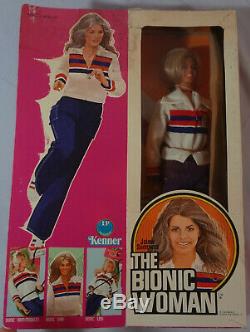 1976 Vintage Kenner The Bionic Woman JAIME SOMMERS 12 Action Figure Doll with Box