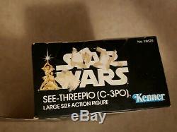 1978 Vintage Kenner Star Wars C-3PO 12 Inch Mint Figure Sealed in Box MIB C3PO