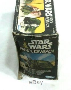 1978 Vintage Star Wars Patrol Dewback Complete Boxed Saddle Tatoonie FREESHIP