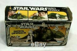 1978 Vintage Star Wars Patrol Dewback Complete Boxed Saddle Tatoonie FREESHIP