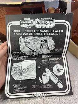 1980 Kenner Star Wars Jawa Sand Crawler with Remote Control Empire Box CIB Read