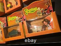 1980s The Littles Dollhouse Furniture & dolls Mattel Large lot in boxes vintage