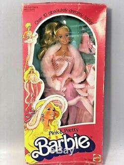 1981 Mattel Pink & Pretty Barbie Doll 3554 Made in the Philippines Damaged Box