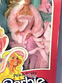 1981 Mattel Pink & Pretty Barbie Doll 3554 Made in the Philippines Damaged Box
