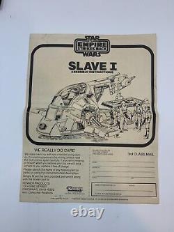 1981 Vintage Star Wars ESB Empire Strikes Back Slave 1 Complete Boxed