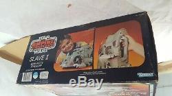 1981 Vintage Star Wars SLAVE ONE 1 BOBA FETT SPACESHIP with BOX ESB COMPLETE