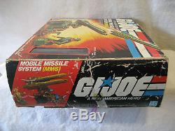 1982 vintage GI Joe MMS Mobile Missile System vehicle with box 80s G. I. Hasbro toy