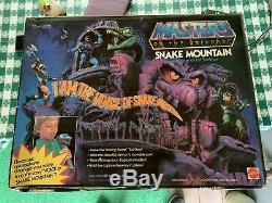 1983 VINTAGE MOTU Snake Mountain He-Man Playset Unopened In Box