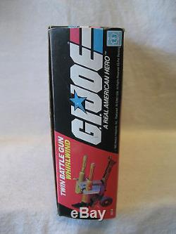 1983 vintage GI Joe WHIRLWIND Twin Battle Gun vehicle set with box 80s Hasbro toy