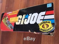 1984 HASBRO VINTAGE G. I JOE COBRA WATER MOCCASIN 100% LOOSE COMPLETE With BOX
