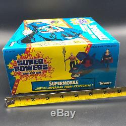 1984 KENNER SUPER POWERS SUPERMAN SUPERMOBILE sealed nib box vehicle vintage toy