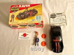 1986 Raven Complete With Box Vintage M. A. S. K Kenner Vehicle