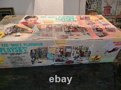 1988 vintage Matchbox PEE WEES PLAYHOUSE playset and figures