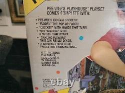 1988 vintage Matchbox PEE WEES PLAYHOUSE playset and figures