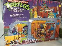 1989 Teenage Mutant Ninja Turtles Sewer Playset Vintage with Box See Pics
