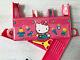 1989 Vintage Sanrio Hello Kitty Vinyl Pencil Box Case With Erase Ruler Scissors