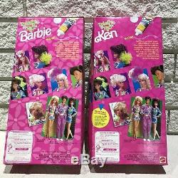 1991 Totally Hair Barbie & Ken Doll in Store Box with DEP Mattel 1112 1115 NRFB