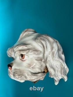 19th c. Samson Porcelain France Gilt Bolognese Hound Snuff Box