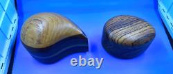 2 Wood Box by Steven Spiro Furniture Vintage Design Circa 1980 and Rare