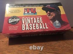 2001 Upper Deck Vintage Baseball Factory Sealed Hobby Box Free Shipping