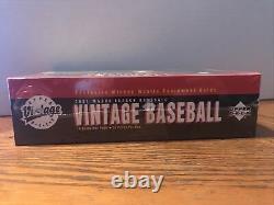 2001 Upper Deck Vintage Baseball Factory Sealed Hobby Box Free Shipping