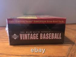 2001 Upper Deck Vintage Baseball Factory Sealed Hobby Box Free Shipping