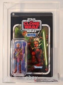 2012 AHSOKA TANO vc102 star wars vintage collection CAS 80+ variant unpunched