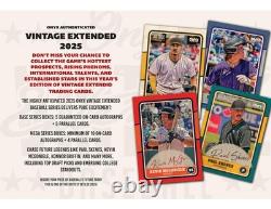 2025 Onyx Vintage Extended Base Series Baseball Hobby Box